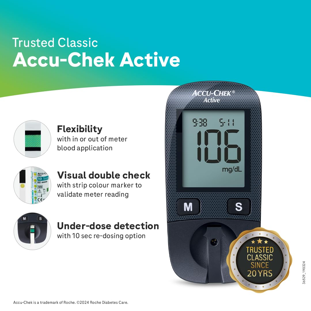 Accu-Chek Active Blood Glucose Glucometer