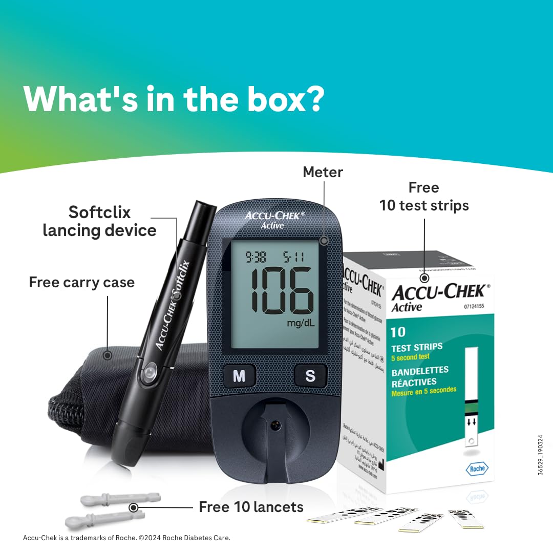 Accu-Chek Active Blood Glucose Glucometer