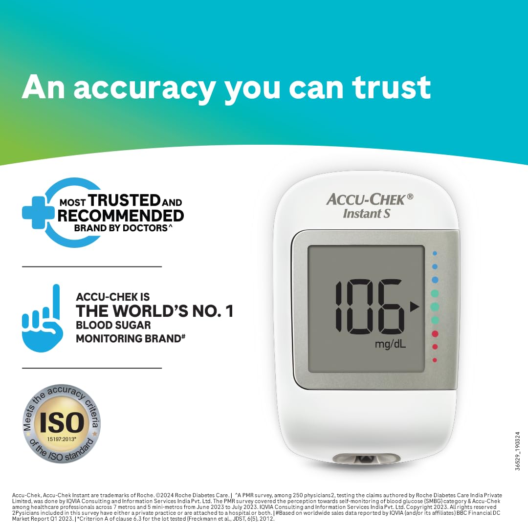 Accu-Chek Instant S Blood Glucose Glucometer Kit