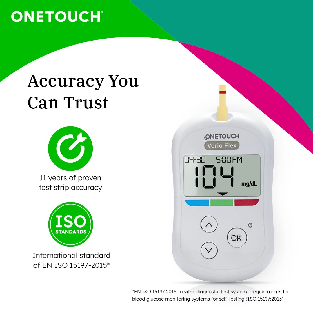 OneTouch Verio Flex Meter Blood Glucose Monitoring System