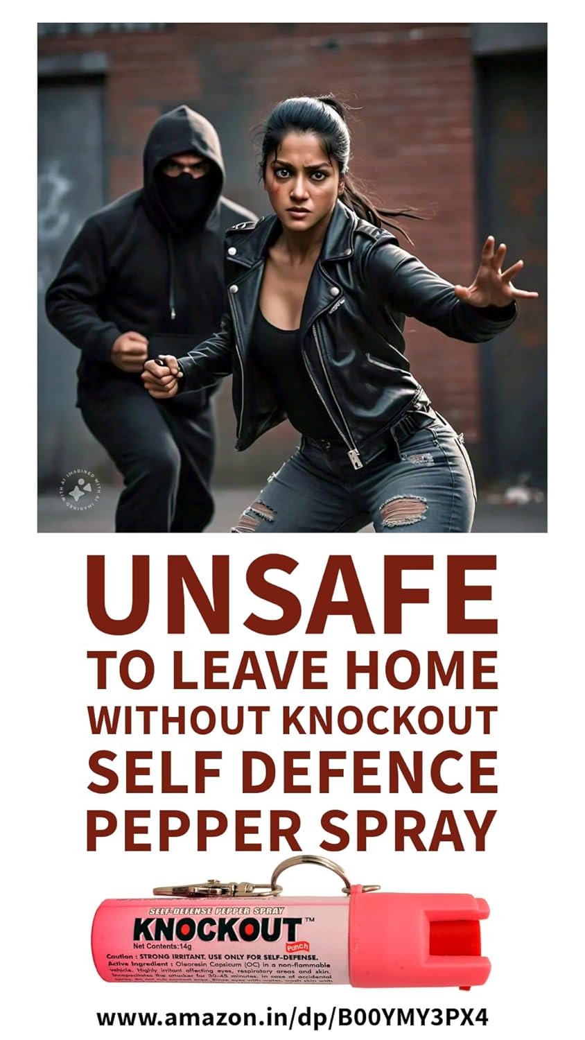 KNOCKOUT Self Defence Pepper Spray