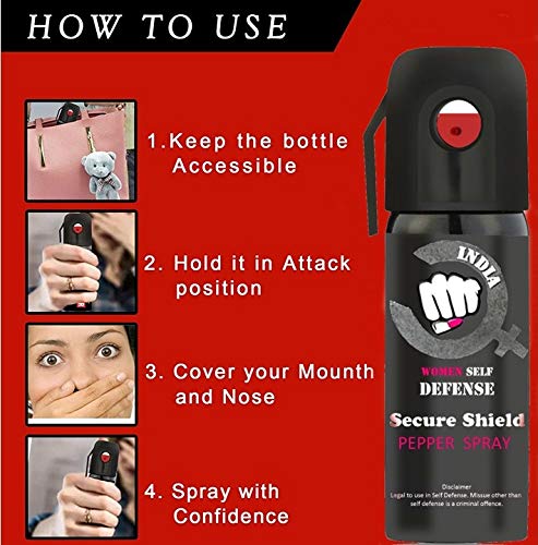 BE Safe Forever Ultra Max Protection Self Defense Pepper Spray