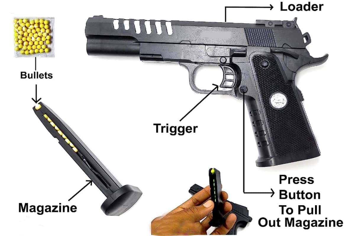 Mouser Pistol Toy Shooting Gun