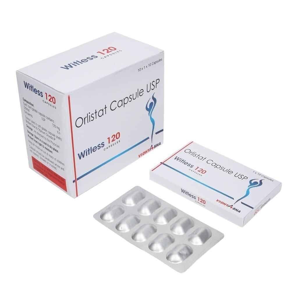 Witless 120mg Orlistat Capsuels