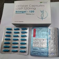 Slimgal 120mg Orlistat Capsules for WeightLoss for unisex use Pack of 84 capsules